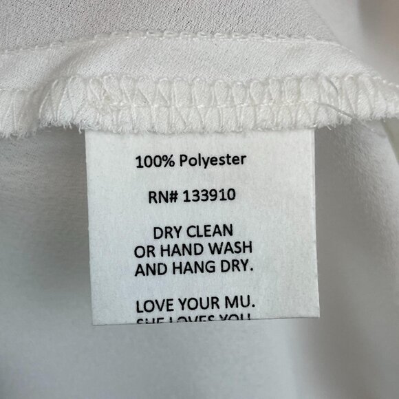 Show Me Your Mumu white crisp King ruffle sleeveless crop top small MSRP 96 - Picture 9 of 12